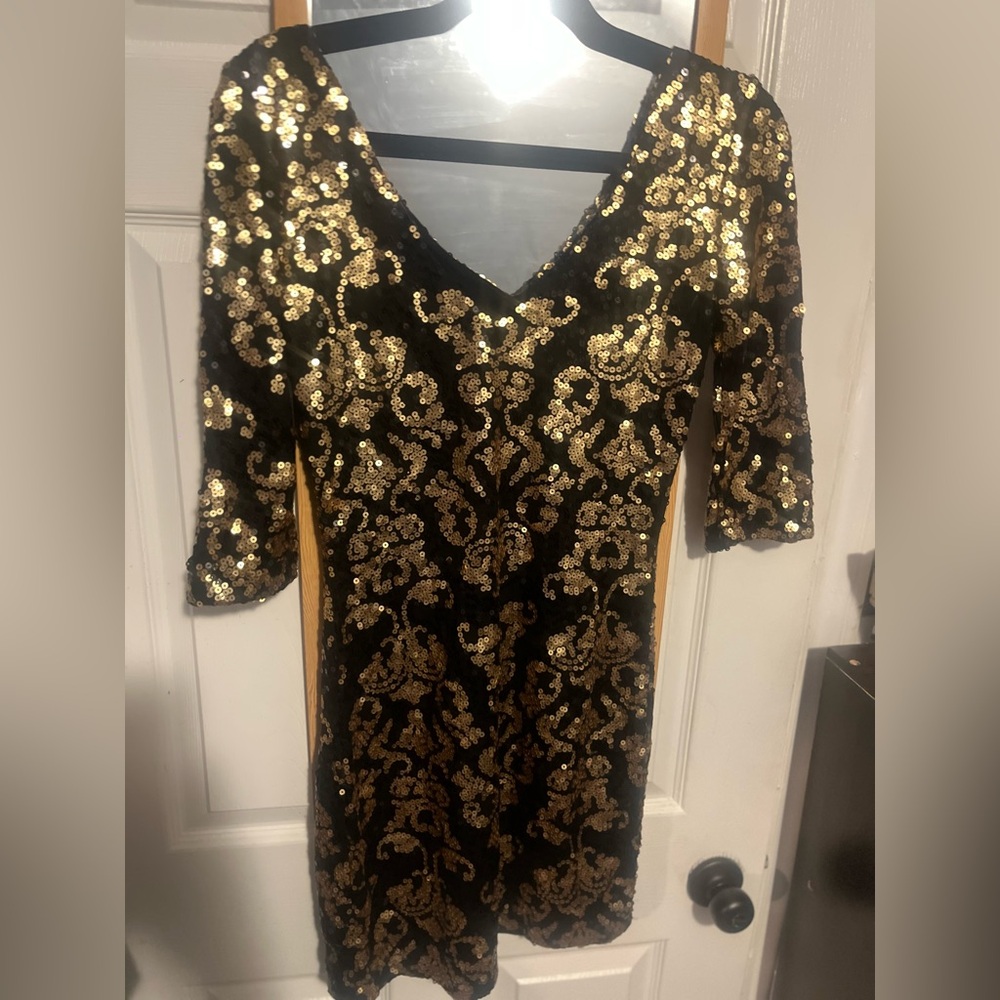 Dynamite, Size M, Sequin Mini Dress - Picture 8 of 9
